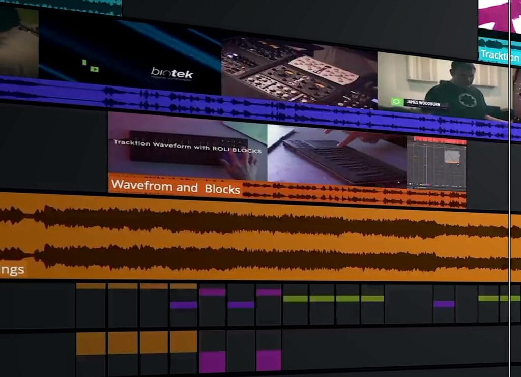 Tracktion Waveform Video Klip Desteği
